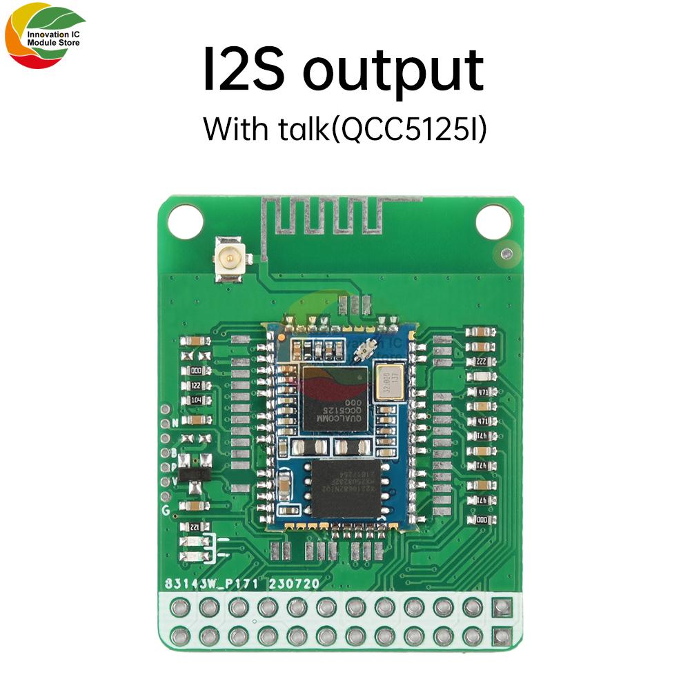 

Bluetooth 5.1 DC 3.6-5.5V Stereo Audio Module LADC Lossless QCC5125 High Pass APTX/APTXLL/APTXHD Decoding SPDIF Analog I2S