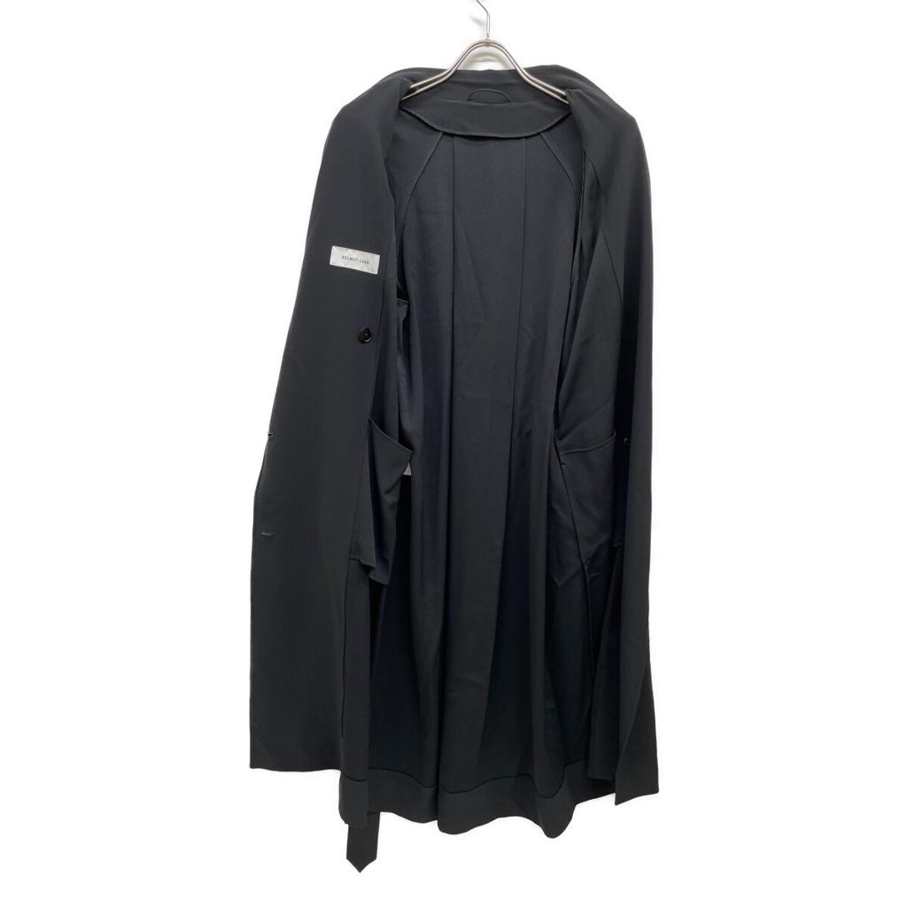 HELMUT LANG Black rayon trench coat coat S blackUsed