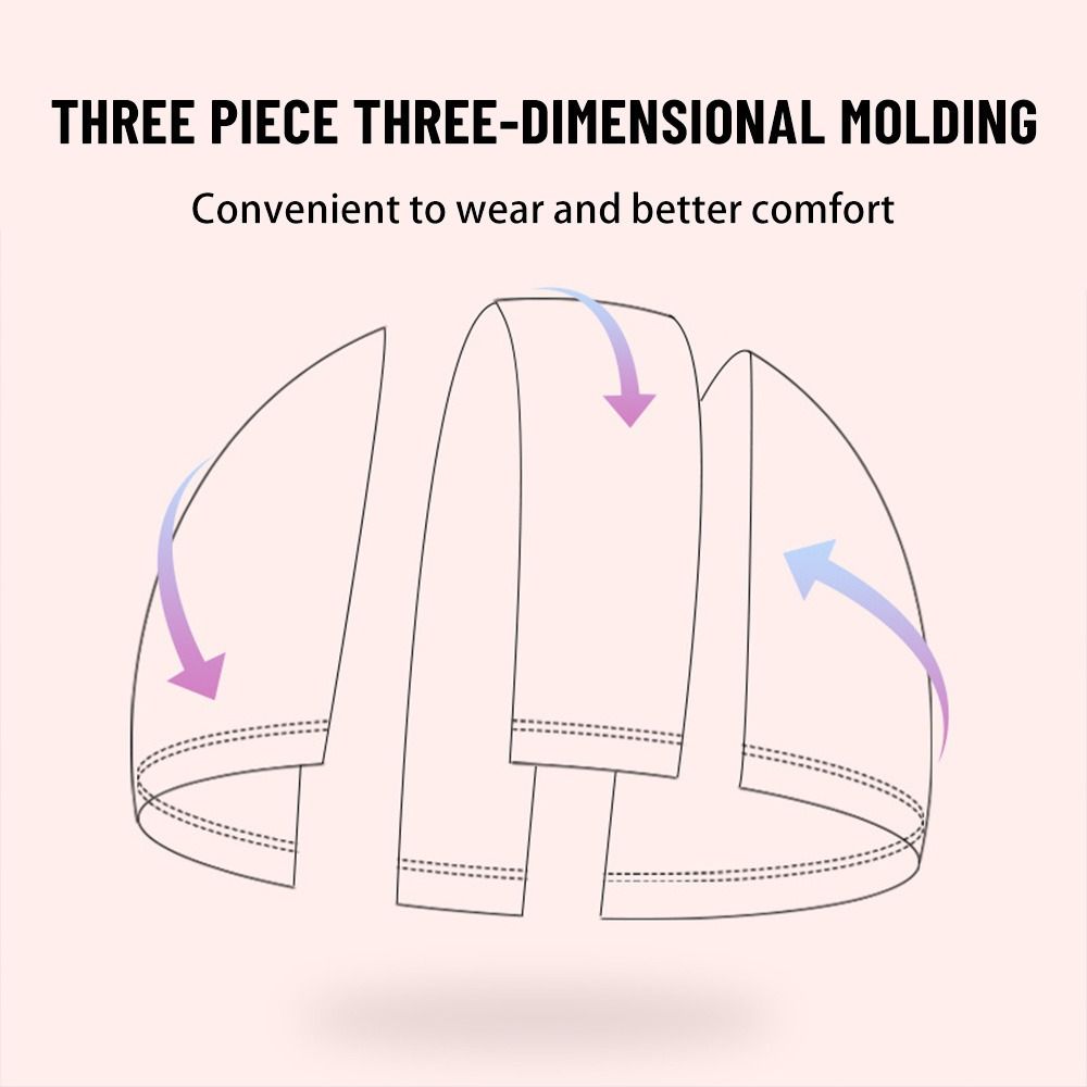 Ears Pleated Sports Accessories Kids Swimming Cap Elastic Pu Turban Pool Bathing Hats Swimming Caps