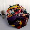 1pc Demon Slayer Pattern Automatic Umbrella is Fashionable and Good-Looking, Suitable for Travel and Daily Use.Y029