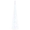 VidaXL Cône Lumineux Décoratif à LED Décoration de Noël Vacances de Noël Jardin Patio Extérieur Salon Chambre Acrylique Bleu 328961