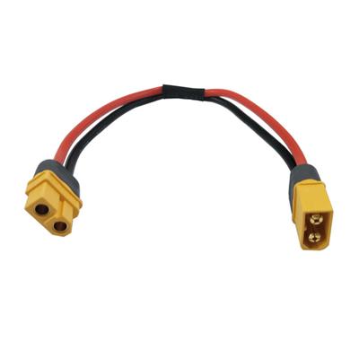 XT60 Cable Connector Male Female XT-60 Plug Line 14AWG Silicone Wire for RC Lipo Battery FPV- Drones 30CM/11.8in