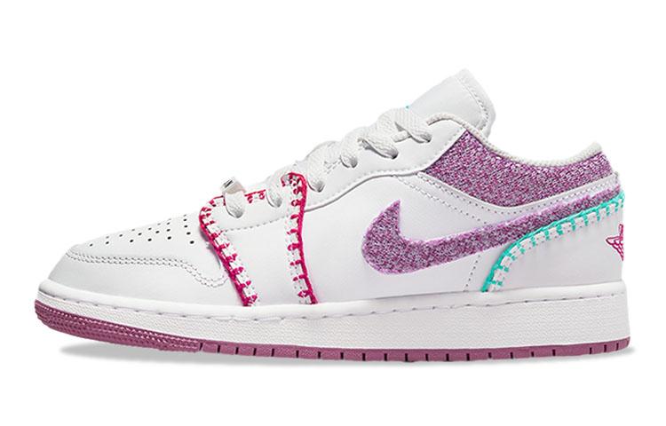 Jordan 1 Low White Light Bordeaux GS DM9037-100 40