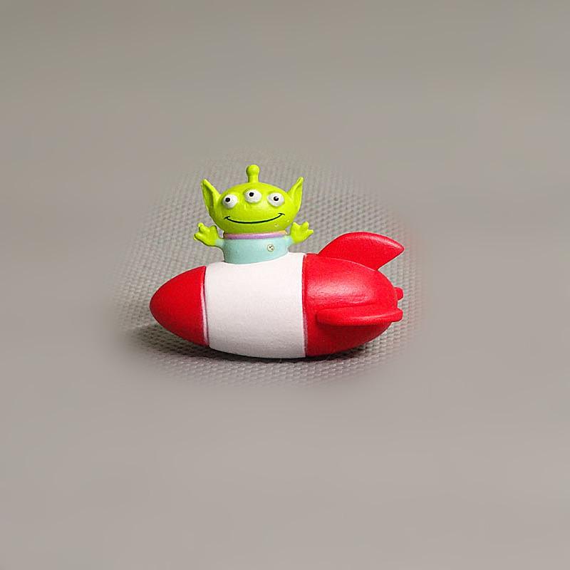 

Animation Figure Plaything Story Green Three-Eyed Alien Figure Action Miniature Decoration Collector-Worthy Playthings Present