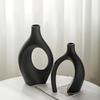 Modern Simple Nordic Style Faux Ceramic vase2Set of Living Room Flower Arrangement Decorations Home Decor Crafts