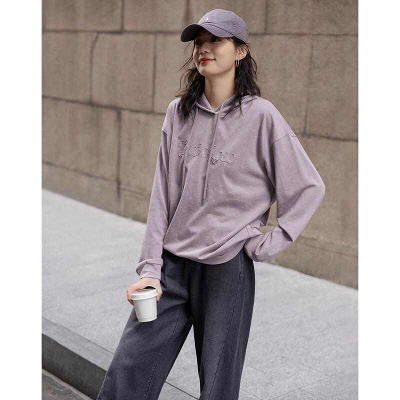 Demana Kapuzenpullover für Damen, lockere Passform, bestickt