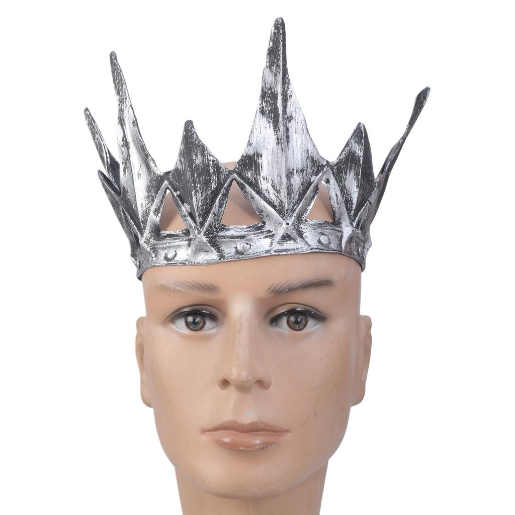 Medieval Old-fashioned Vintage Crown for Men Fashionable for Parties and Festivals Vintage King Crown Headdress Crown