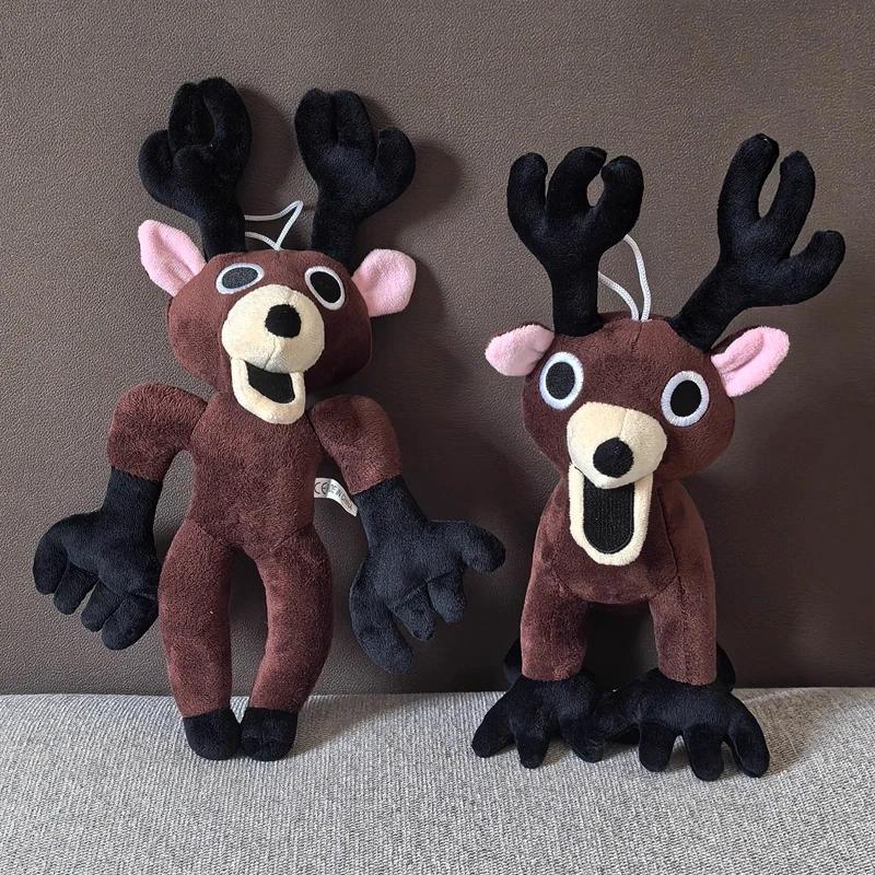 New 99 Nights In The Forest Monster Deer Plushie Cartoon Milu Deer Stuffed Game Peripherals Soft Pillow Halloween Toy Fans Gifts