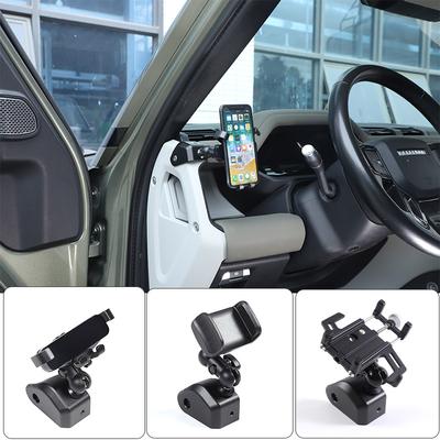 Aluminium Auto Handyhalterung GPS-Navigationshalterung Für Land Rover Defender 90 110 130 2020-2026 Auto-Innenzubehör