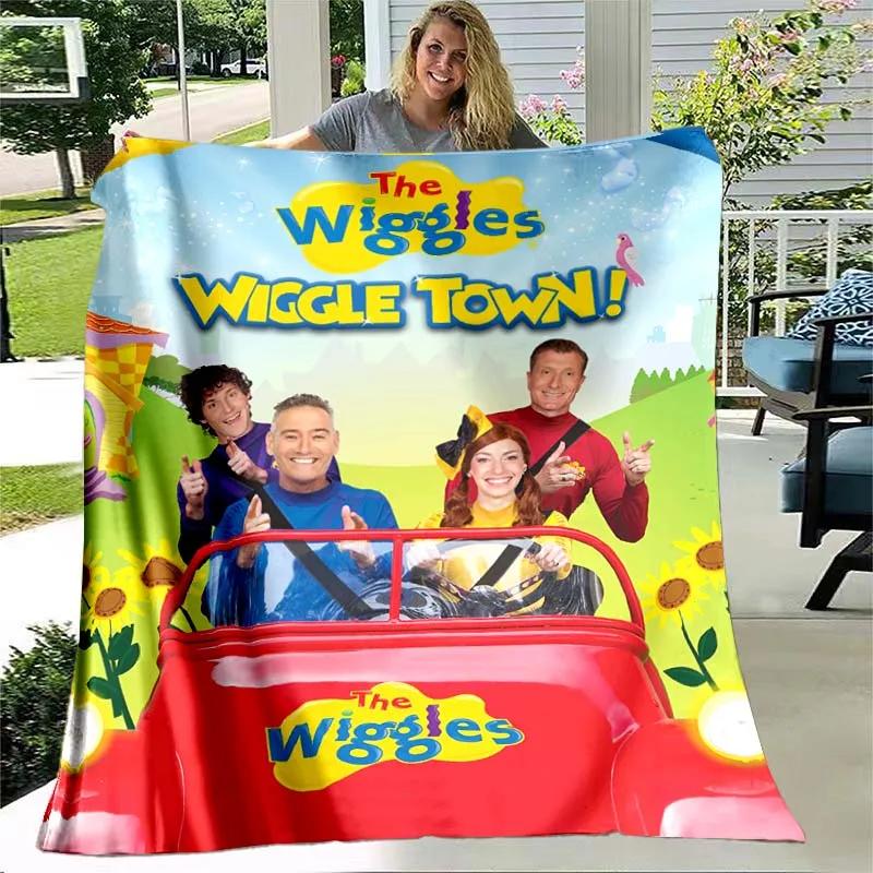 The Wiggles Cartoon Deken Lichtgewicht Comfortabel Zacht Ademend Ultrafijn Warm Deken Beddengoed Reisbeddengoed