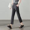 SOFSIL Women's High-Waist Skinny Cropped Casual Pants