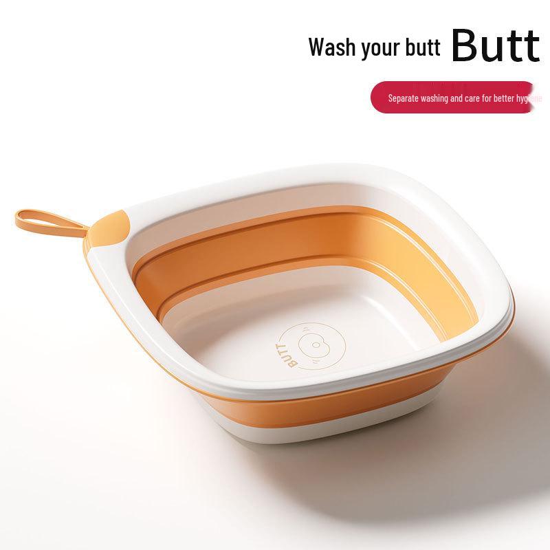 Foldable Children's Washbasin - Portable, Hangable, Thickened for Boys, Girls, Babies