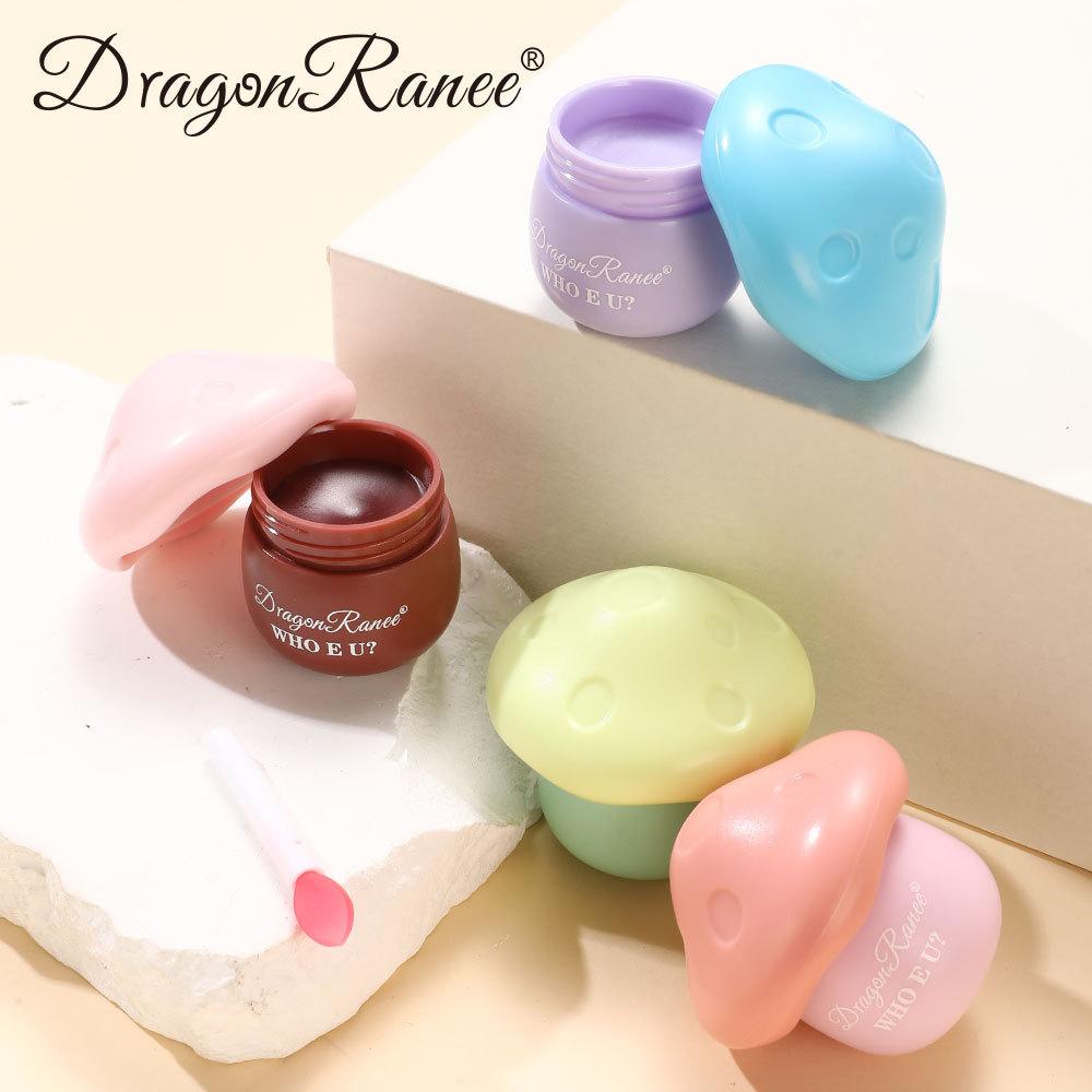 Nourishing Mushroom Lip Balm for Women Nourishing Pink Lip Balm Lip Jelly Mushroom Cute Colored Fruit Lip Balm