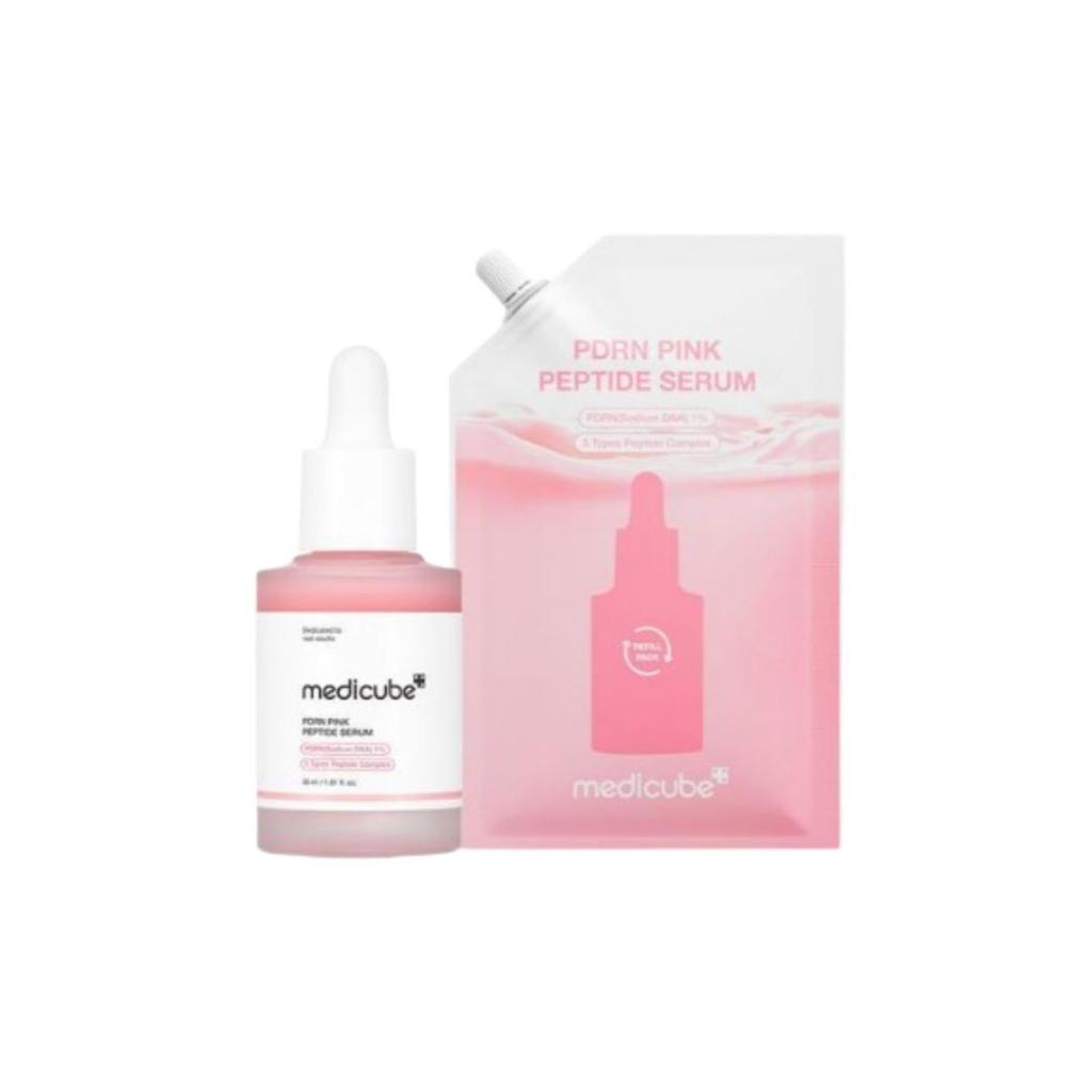 Medicube PDRN Pink Ampoule 30ml Set de Recharge (Original + Recharge 50ml)
