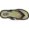 Daimyo Shokai Women's Japanese Style Tatami Sandals Black Floral Pattern Size L