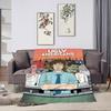 Cartoon TV U Ugly A Ameri cansS Blanket For Soft Throw Blanket for Picnic Bed Sofa Home Bedroom Cozy Warm Comfortable
