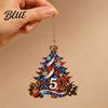 Indoor Outdoor Decorations Acrylic 1776-2026 USA Tree Christmas 250 Anniversary Ornament 2D 250th Collectible Items Hanging Decoration Fourth