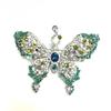 SKEDS Moda Squisita Spilla a Forma di Farfalla Full Crystal Per Donne Ragazze High-end Classica Strass Lucida Distintivi per Giacca Suit