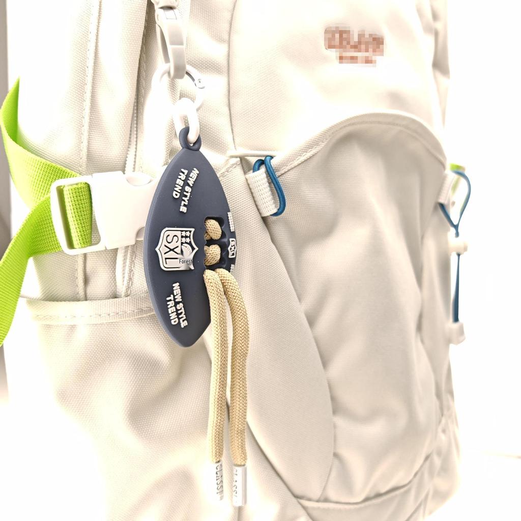 Soft Rubber Drip Molding DIY Fashion Keychain Pendant for Bags & Backpacks - Creative Rugby Ornament