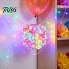 Outdoor Copper Wire Lights Fairy with Remote, 8 Modes 10-Level Dimming Timer, Waterproof Indoor DIY Craft Lighting Battery Operated String for