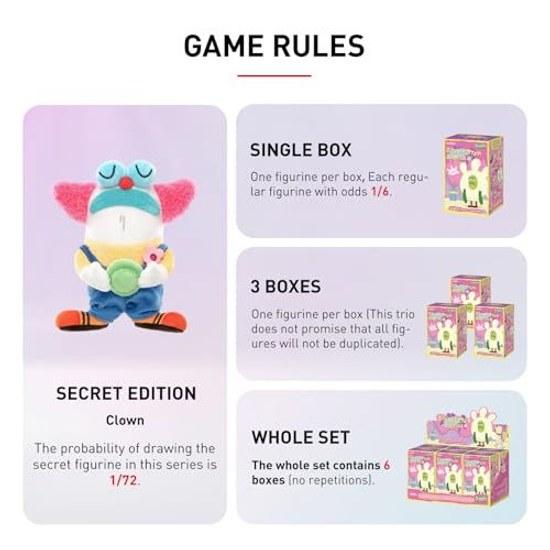 SpongeBob Bikini Bottom Buddies Funny Plush Toy Series 2 Assorted Box 6 Pieces Fish Blind Gacha Doll Model Gift Support Activity Official Product