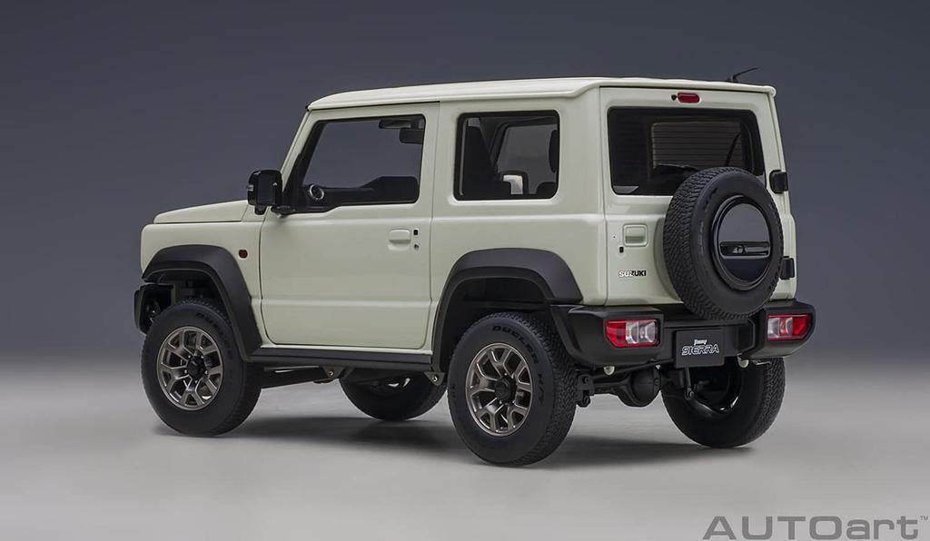 AUTOart 1/18 Scale Suzuki Jimny Sierra (JB74) White Pearl Finished Model 78511
