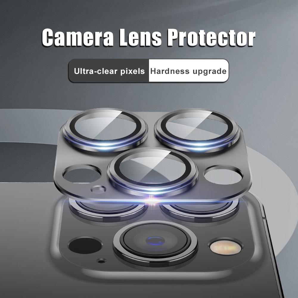 Aifone 14 ProMax Sticlă de protecție cu inel metalic pentru lentile întregi pentru iPhone 14 Pro Max Protecție lentile pentru cameră iPhone14 Plus 14 ProMax