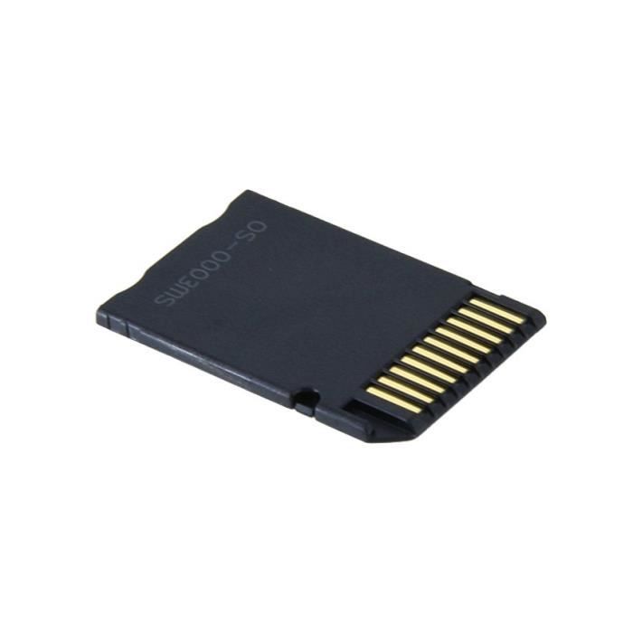 Adaptateur de carte mémoire - Sony - PSP - Noir - Compatibilité PSP - Memory Stick