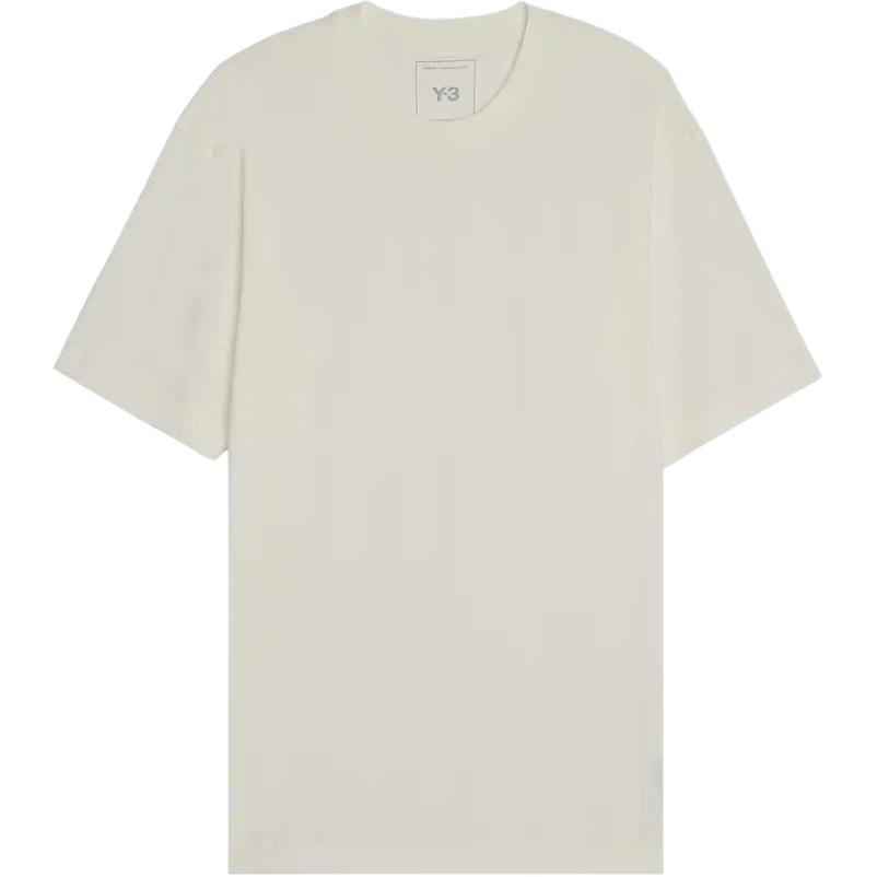 

Y-3 Solid Color Crew Neck Short Sleeve T-Shirt Men Tops Off-White JD9829-CWHITE XS