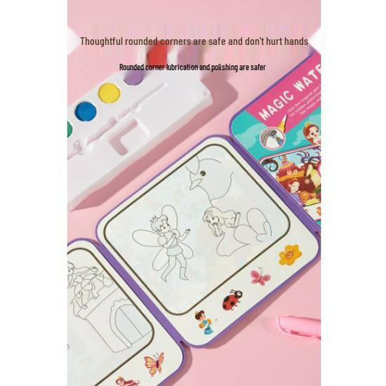 Children's Water Painting Doodle Book Set - Toddler Coloring Toy for June 1st Gift