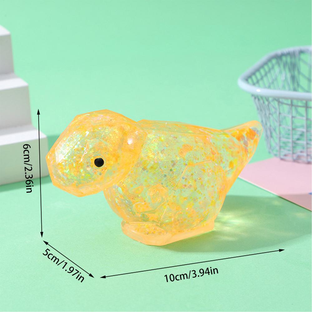 

Kids Childrens Dinosaur Squeeze Toy Stress Relief Fidget Pinching Relaxation Soft Rubber Anxiety Reducer Durable for Adults Office School