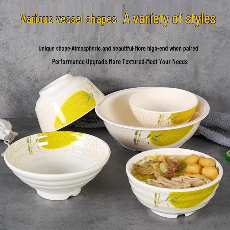 Melamine Noodle Soup Bowl