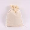 Drawstring Linen Jewelry Gift Bag - Composite Linen Storage Bag Available
