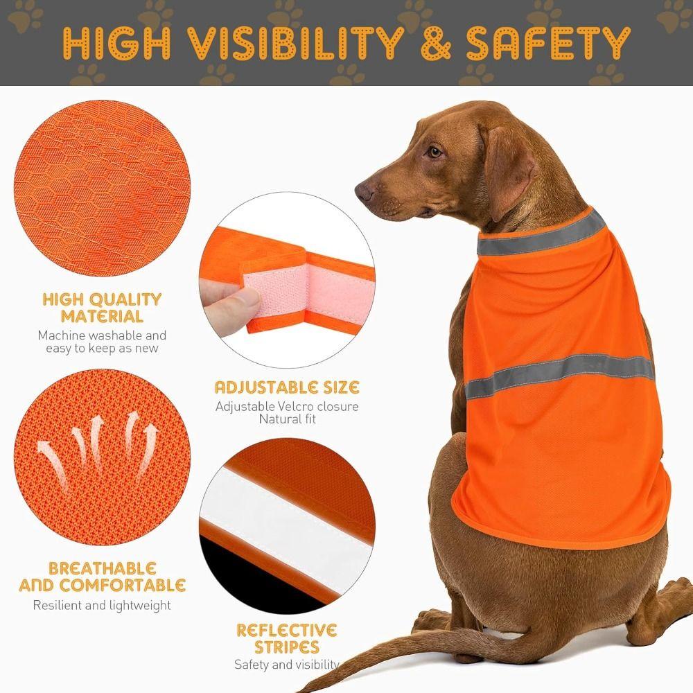 Cooling Dog Jacket High-Visibility Dog Harness Premium Reflective Dog Vest Pet Supplies