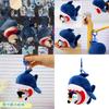 Cute Shark Keychain Plush Toy With Pull String For Kids And Collectors