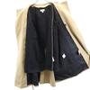 HYKE with Liner Trench Coat 1 Beige 2way Made In Japan Women Used