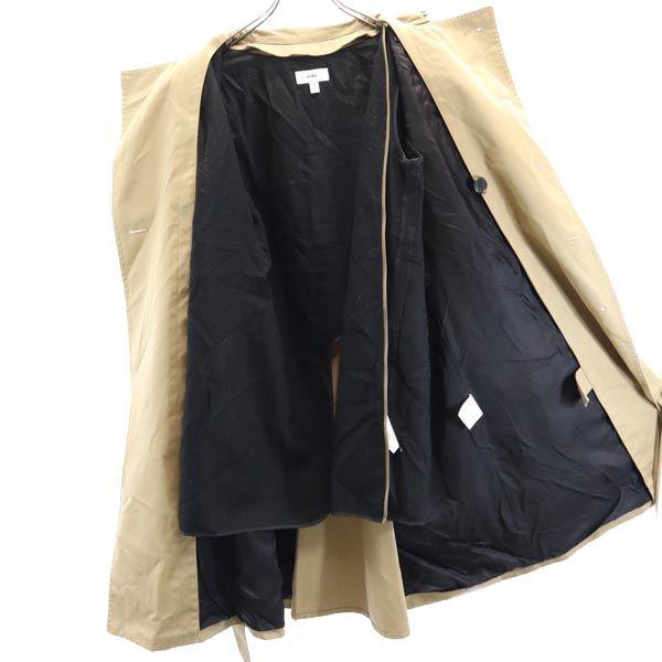 HYKE with Liner Trench Coat 1 Beige 2way Made In Japan Women Used