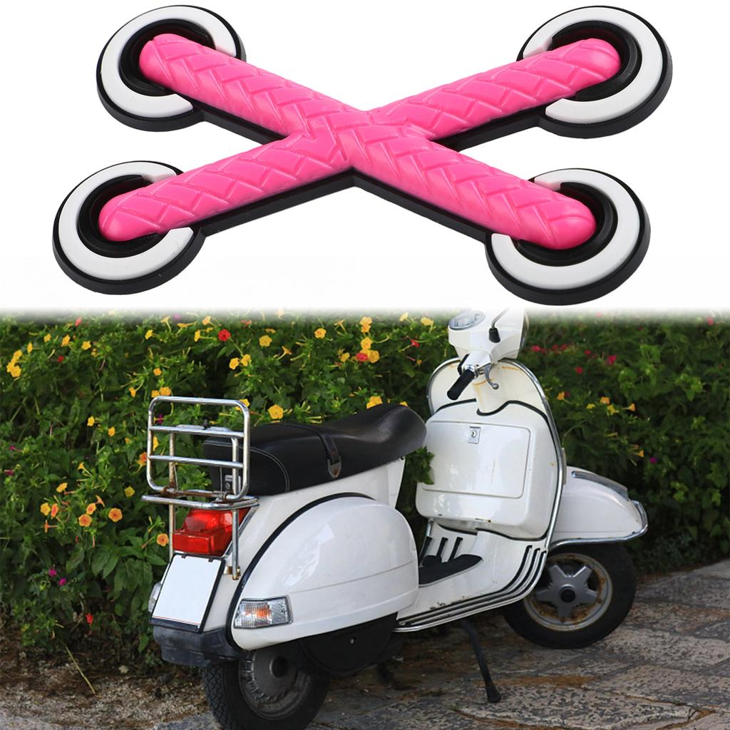 1pcs Motorcycle 3D Funny Cross Shoelaces Decorative Sticker Sticker Car Decals Car Interior Accessories