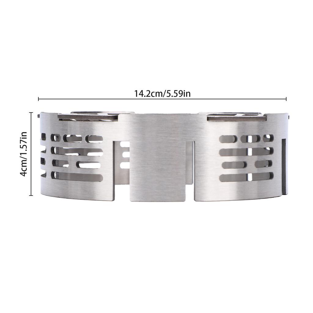 Outdoors Stove Windscreen Stainless Steel Portable Camping Stove Windscreen for Outdoors Cooking Wind Guard
