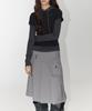 Place Studio Essential Button Pocket Belted Layered Asymmetrical Pleated Midi Skirt _3 Colors