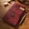 Retro Crazy Horse Leather Cover Notebook Creative Handmade Travel Journals Business Promotion Planner Diary Gift Custom Printed