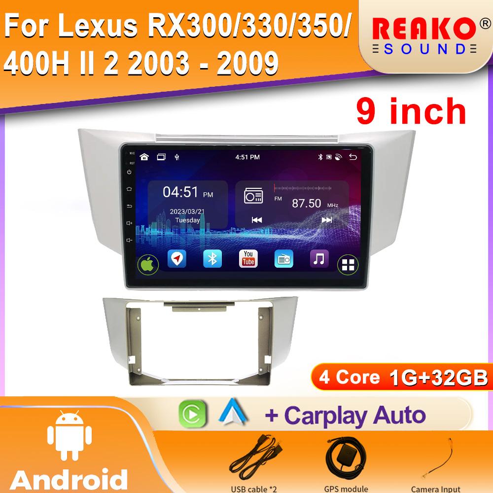 

Apple Android для Lexus RX300 RX330 RX350 RX400H II 2 2003 - 2009 Автомобильный Радио Мультимедиа Видео Плеер Навигация 4G GPS экран 4 core 1GB+32GB carplay