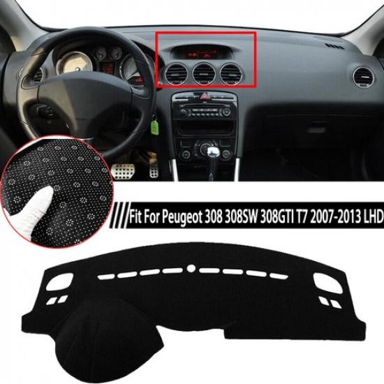 Auto Inner Dashboard DashMat Cover For Peugeot 308 308SW 308GTI T7 2007-2013