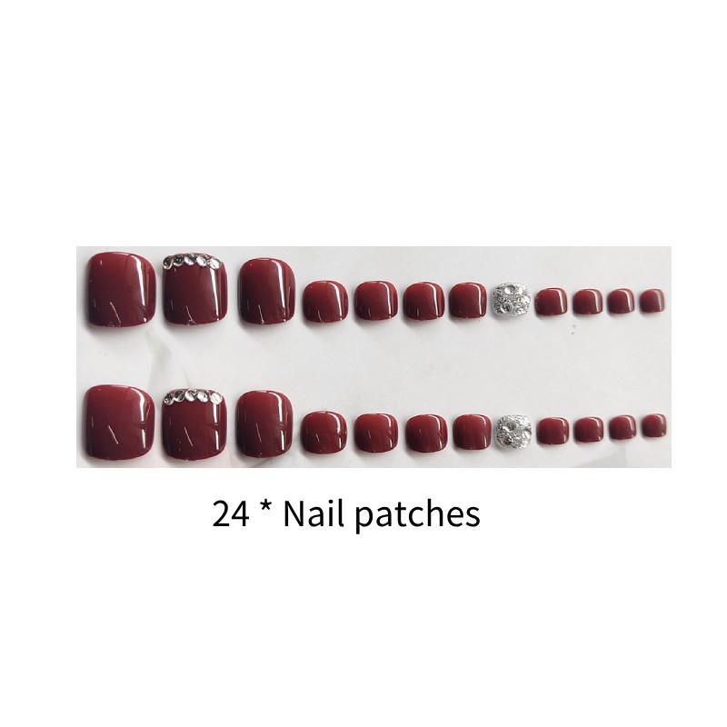 

Носимый Женский Патч для Ногтей на Пальцы Ног Красота Съемный Прочный Продвинутый Модный