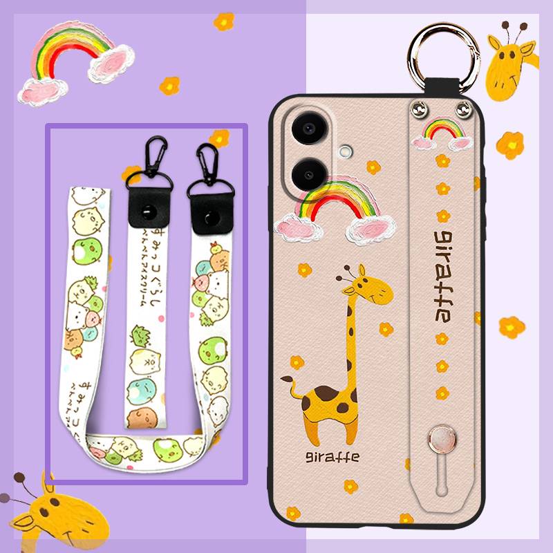 Cute Anti-knock Phone Case For Samsung Galaxy A06/SM-A065F/M Wristband Ring Fashion Design Waterproof Durable Shockproof