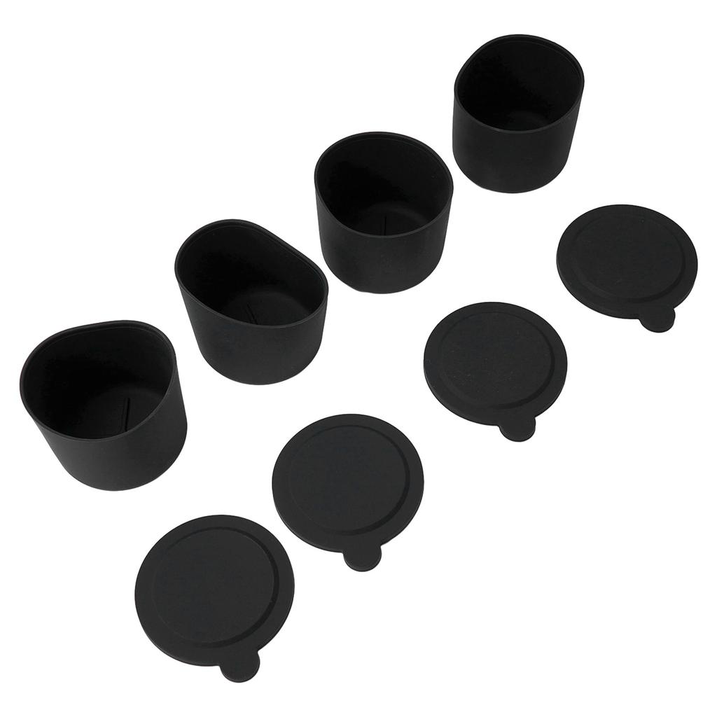 4 ST Isform Svart Hem Värmebeständig Kök