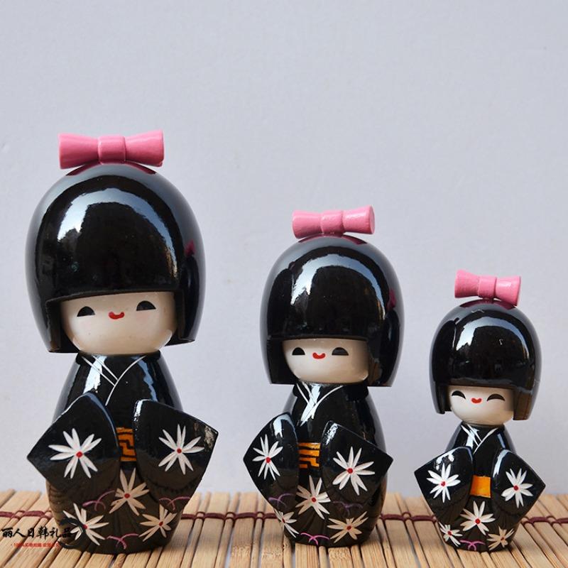 Japanese Kimono Doll Puppet Japanese Style Small Colorful Doll Model Small Ornament Little Colorful Kids Children's Toys Gifts