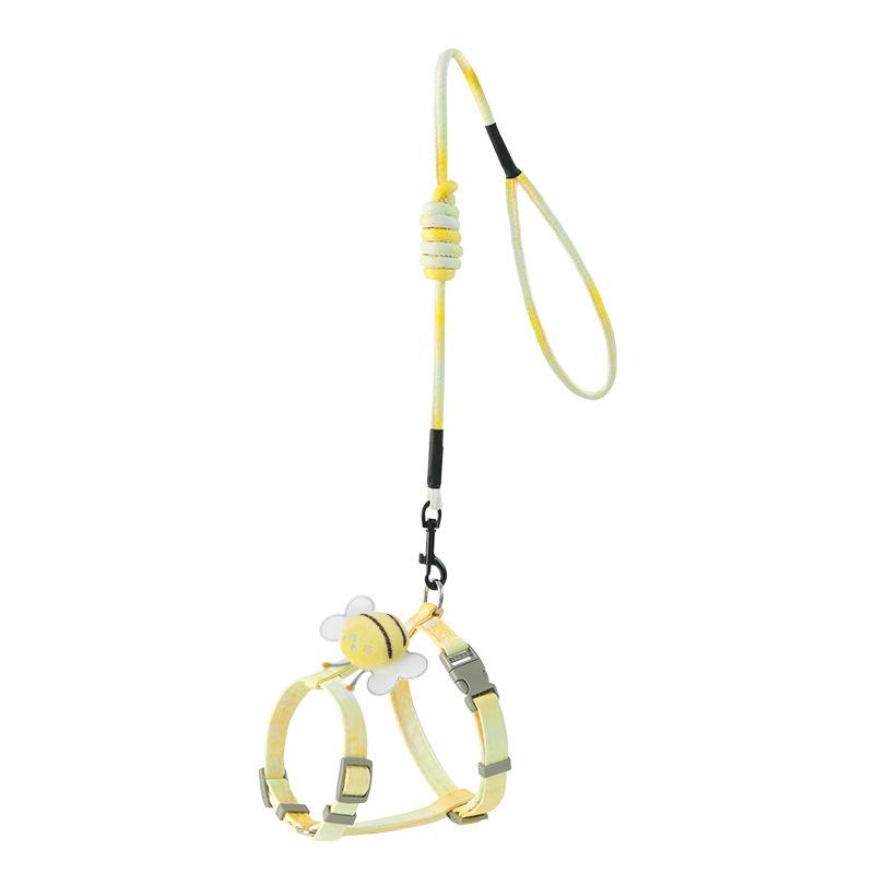 Wings Cat Rope I-shaped Cat Leash, Anti-break Free Walking Cat Rope Gradual Change Pet Leash Cat Supplies
