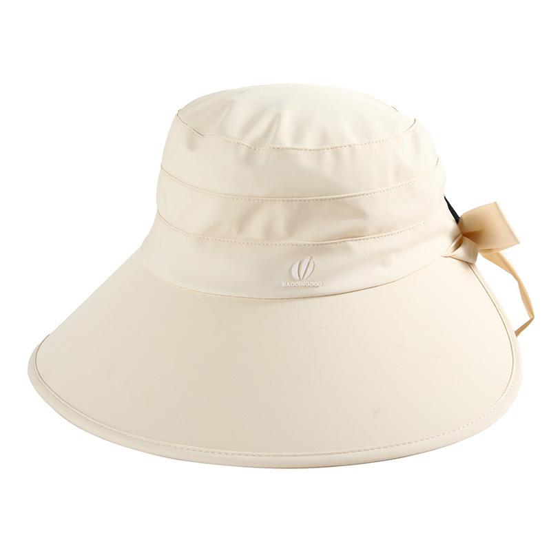 Wide Brim Fisherman's Hat 2025 Spring New Versatile Face Small Beach Seaside Outing Sunshade Sunscreen Hat