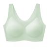 Fitness Sports Bra Summer Ultra Thin Ice Silk Traceless Bra Women's Breathable One Piece Tank Top Bra